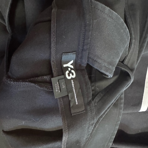 Y-3 Adidas Black Dress with Striped Detail - Picture 4 of 6